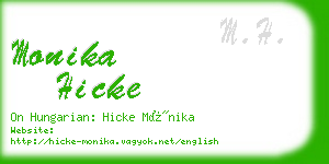 monika hicke business card